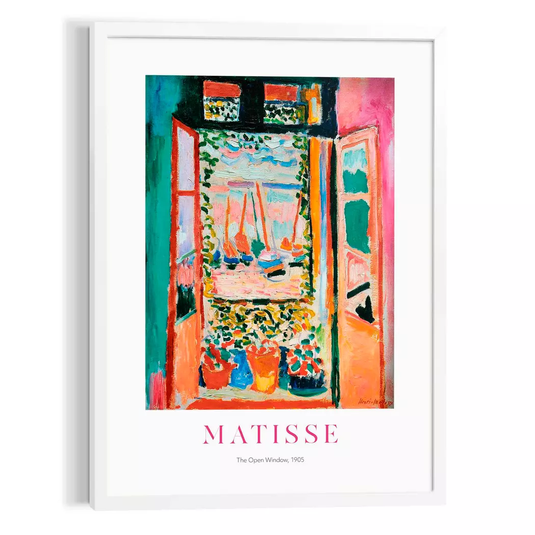 Wandbild 50 x 70 cm Matisse Window
