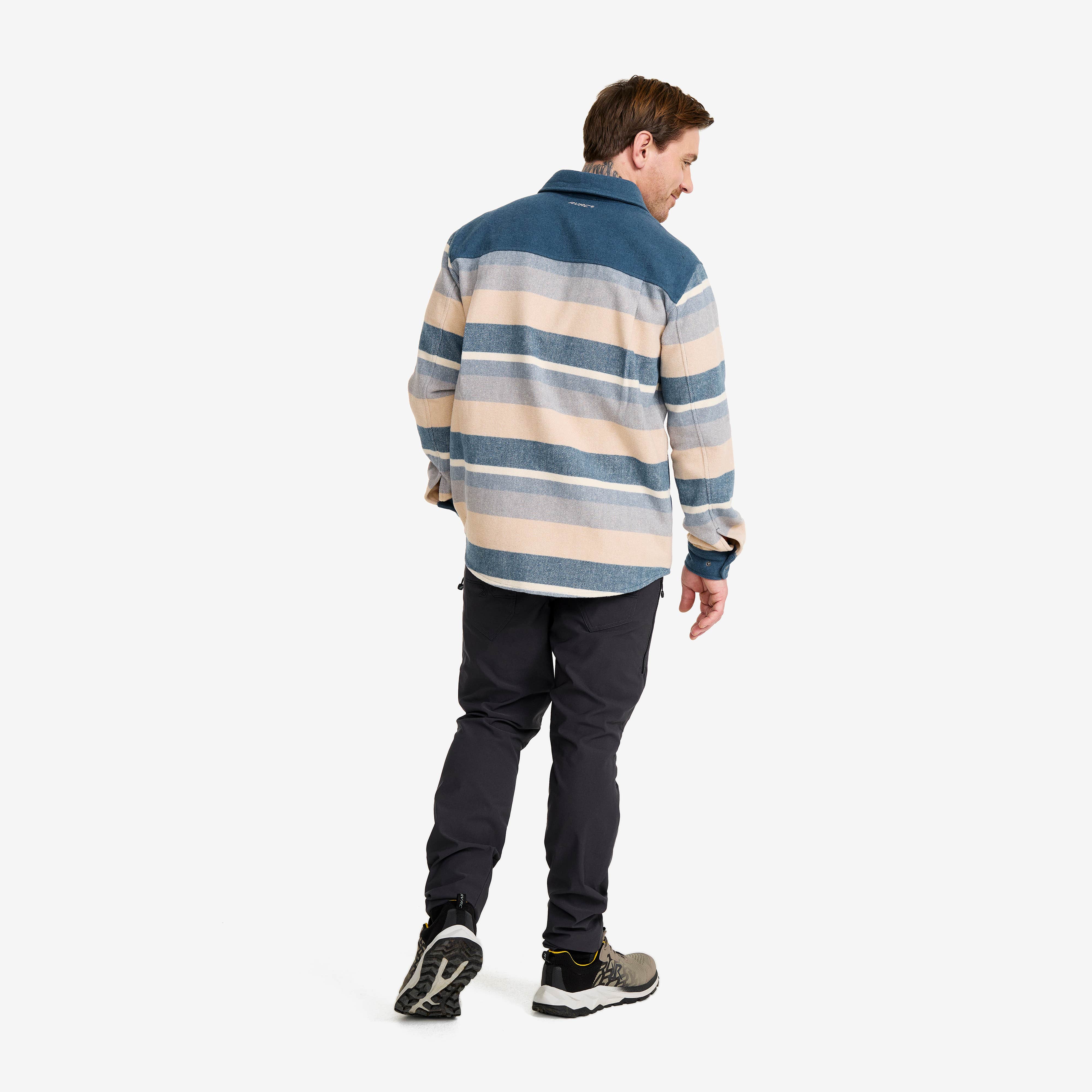 Highland Warm Overshirt Herre Orion Blue/Peyote