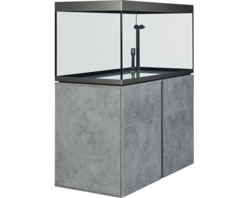 Aquariumcombinatie Fluval Siena 332 met LED-verlichting, verwarming, buitenfilter en kast, 332 l, beton, 110 x 55 x 128 cm