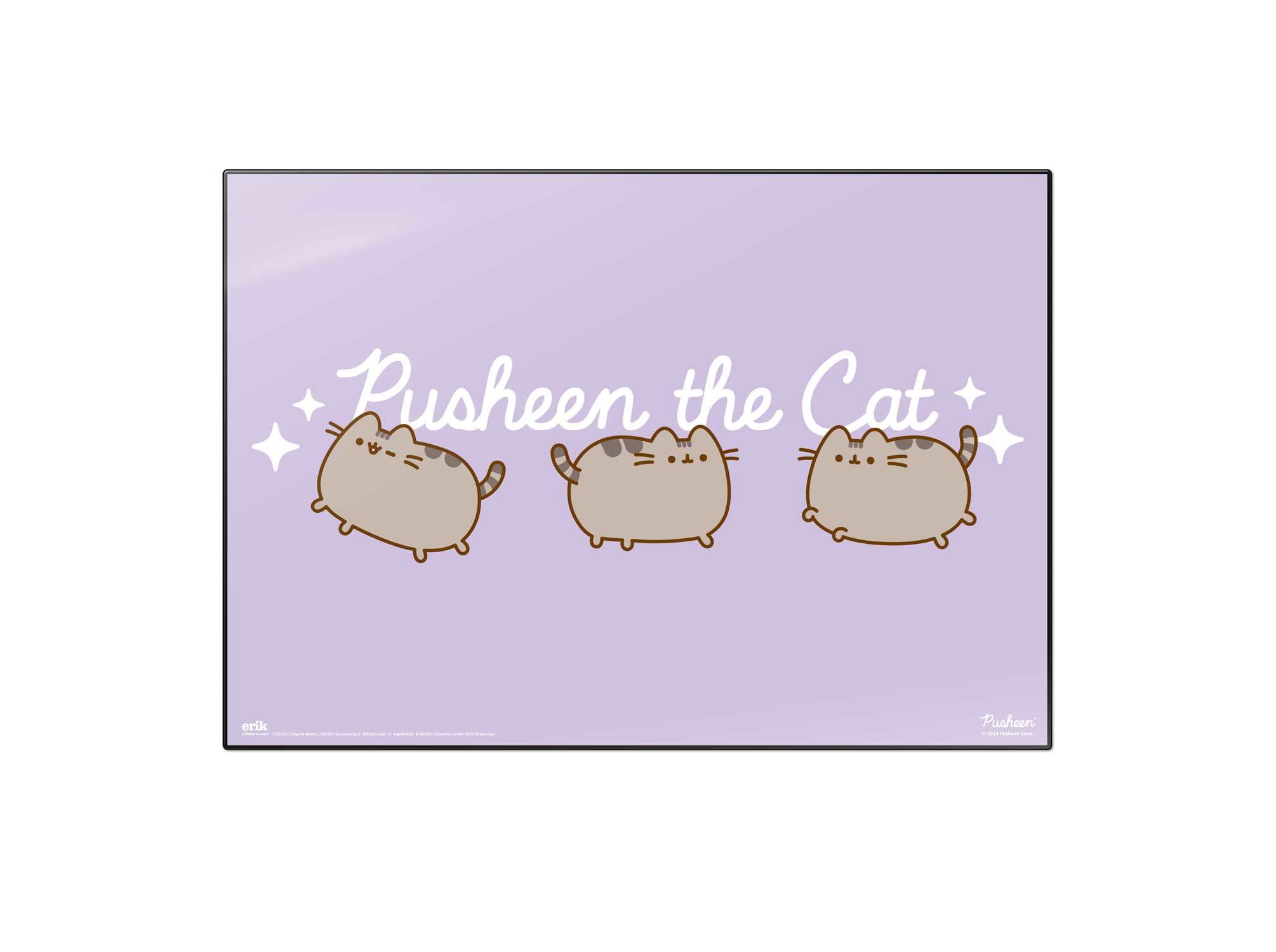 BASE DE SECRETÁRIA PUSHEEN MOMENTS PLASTIFICADA 35X50CM
