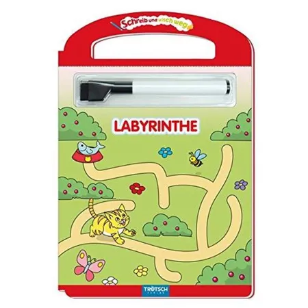 Trötsch Schreib und wisch weg Labyrinthe mit Stift