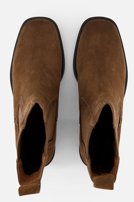 Tamaris Chelsea boots cognac Textiel