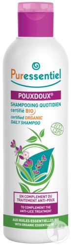 Puressentiel Pouxdoux Shampoing Quotidien Certifié Bio 200ml