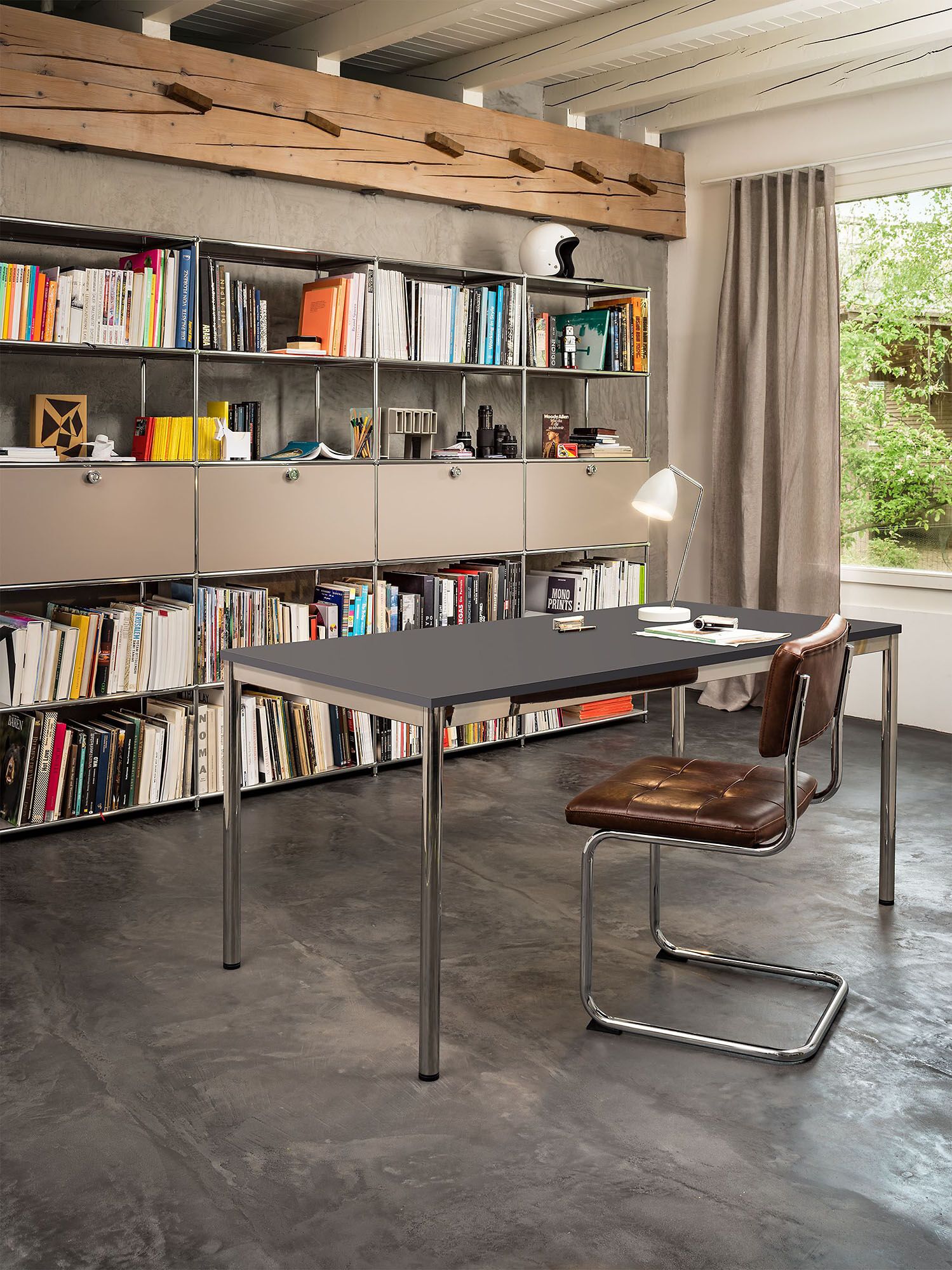 FLEXCUBE Prospekthalter - Weiss / B: 72.6 cm x T: 37.0 cm x H: 35.0 cm