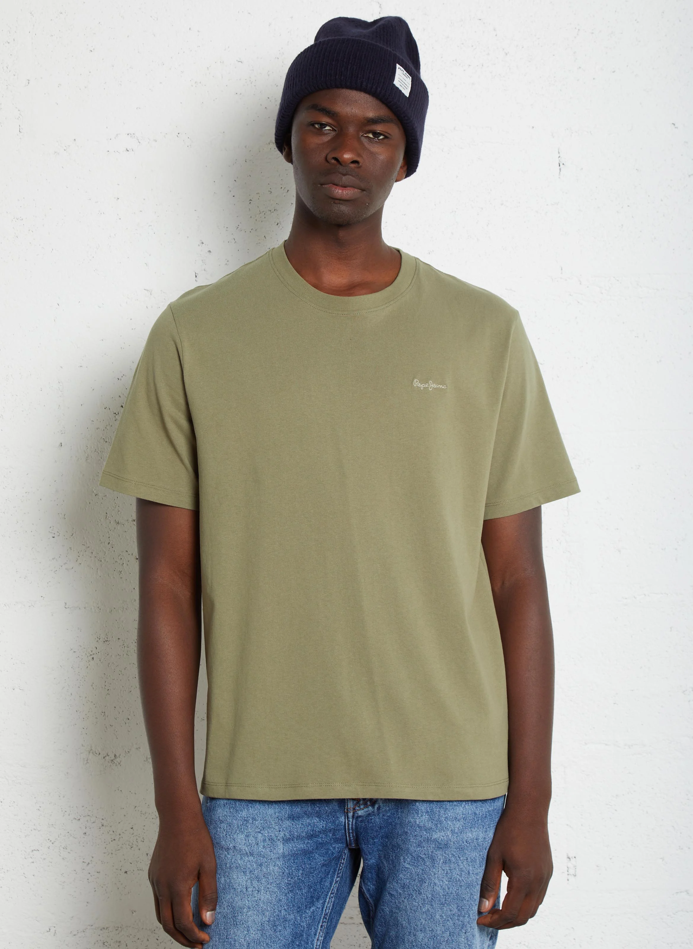 CONNOR - Tee-shirt col rond en coton | Vert