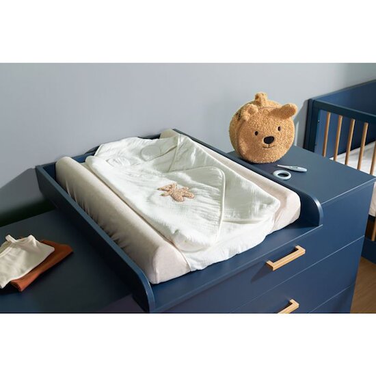 Cape de bain + gant Teddy   Beige        80 x 80 cm   de               Childhome