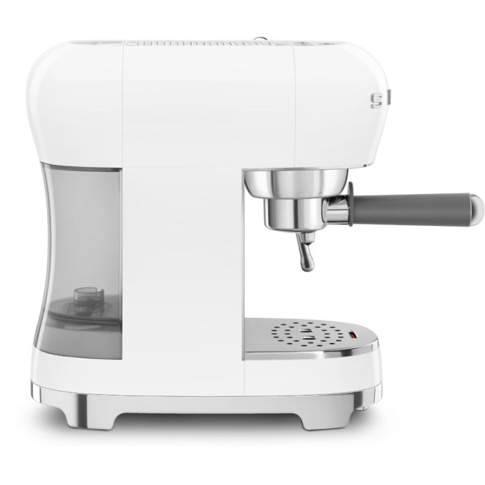 SMEG Espresso-Kaffeemaschine 50's Style ECF02WHEU Weiß