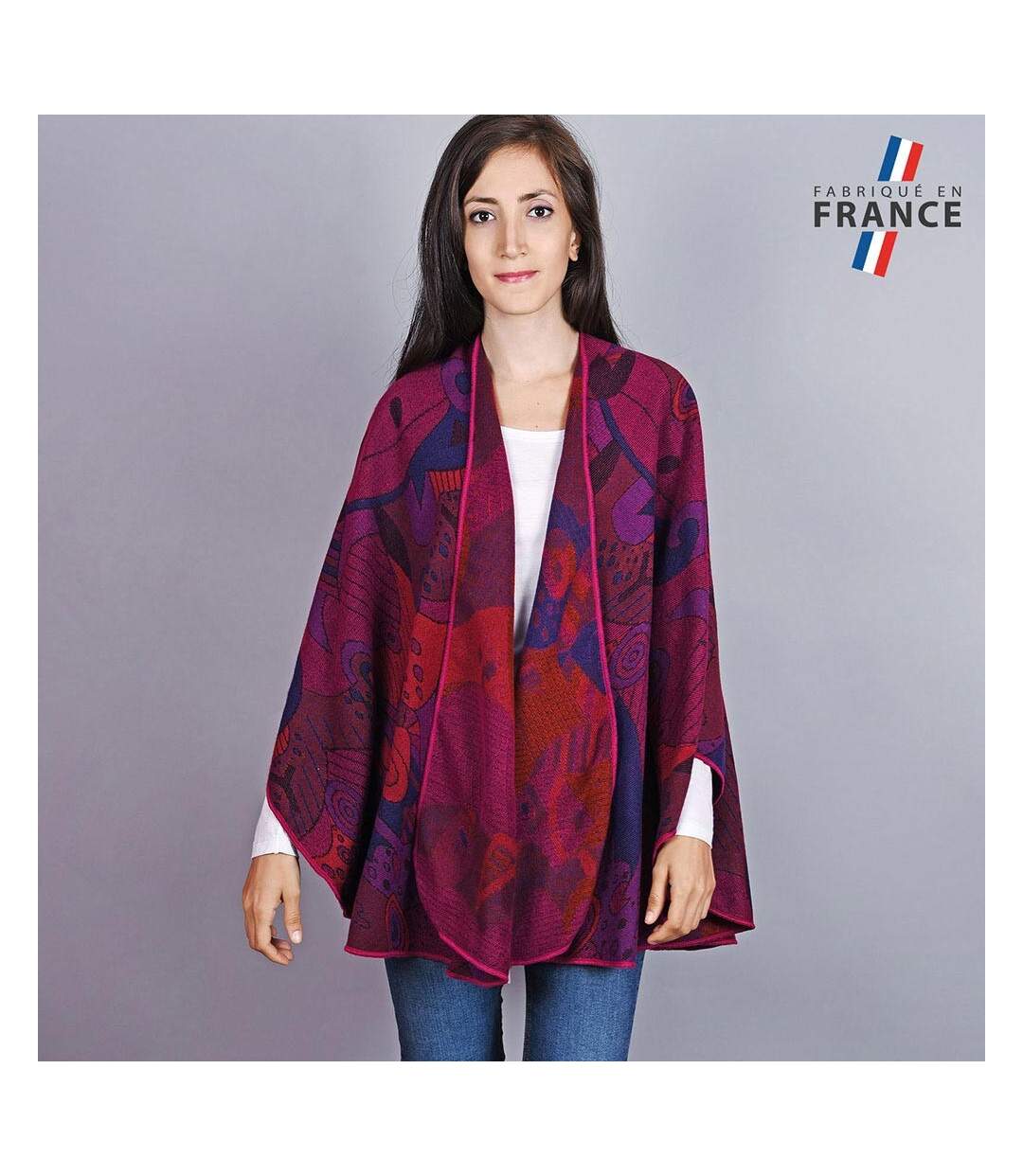 Poncho Betsy  - Fabriqué en France