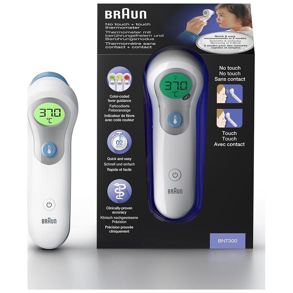 BraunBraun   Fieberthermometer No touch and touch BNT300