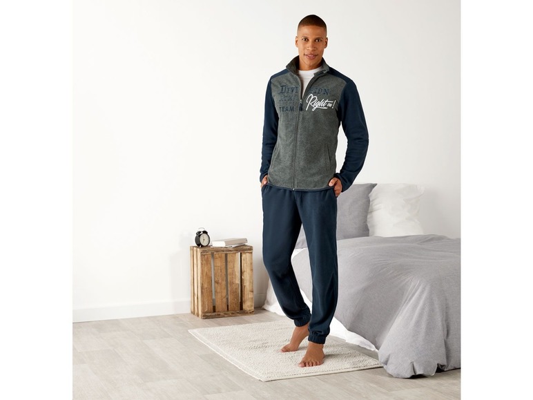 Fleece huispak voor heren