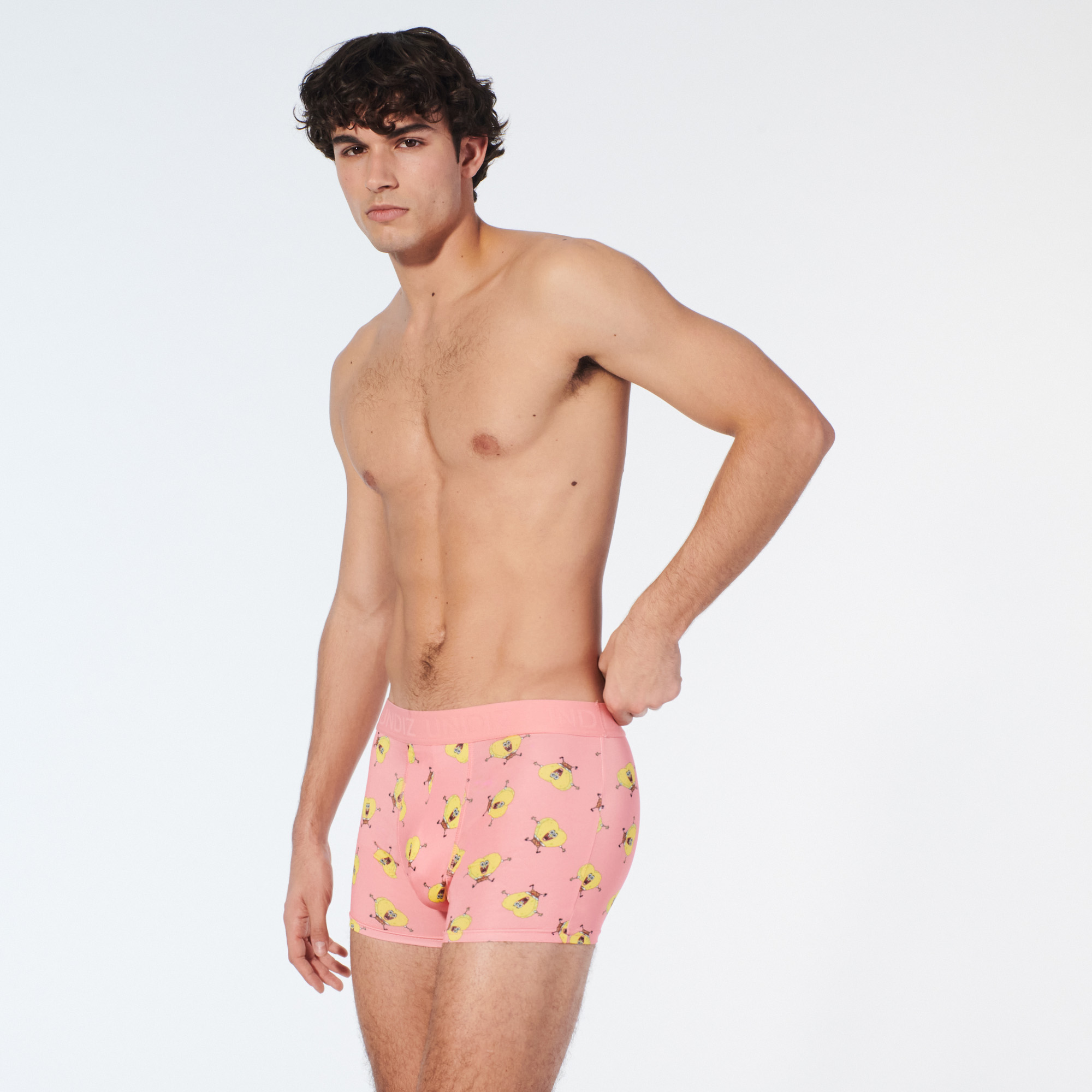 Boxer à motifs Bob l'Eponge en microfibre