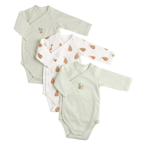 Lot de 3 bodies 6 mois BOTANICA - SAUTHON Baby déco