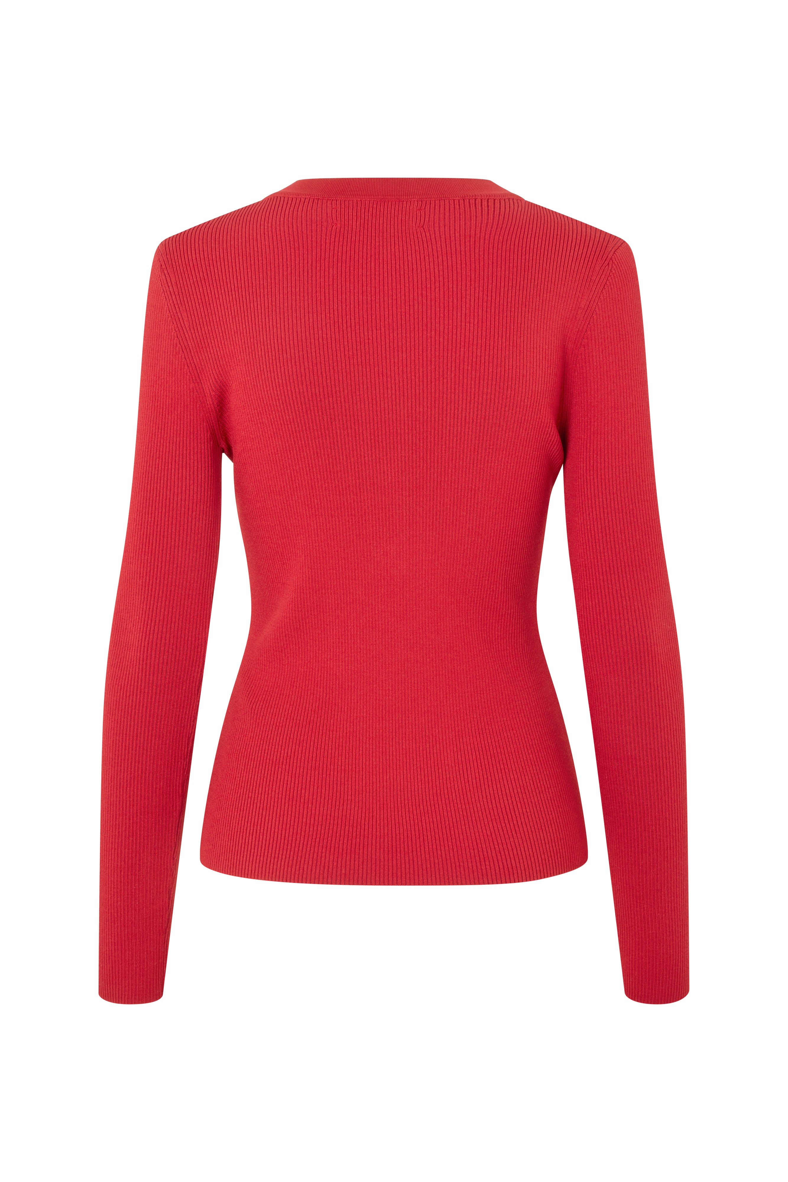Samsøe Samsøe  Saleonore V-neck bluse - Scarlet Sage