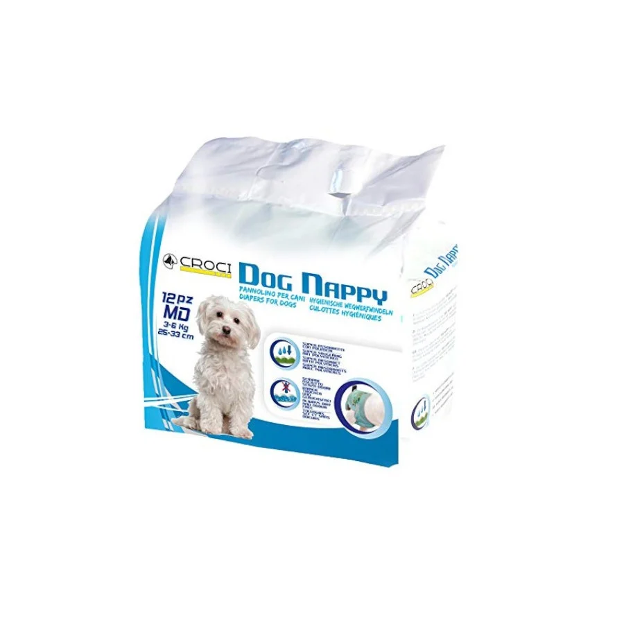 Fraldas descartáveis Nayeco Croci para cães