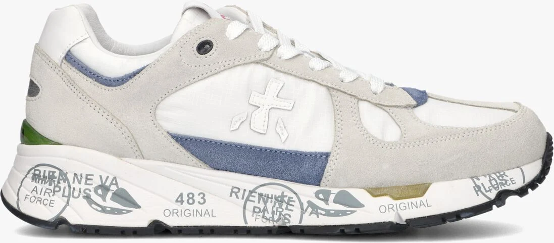 PREMIATA witte premiata lage sneakers mase
