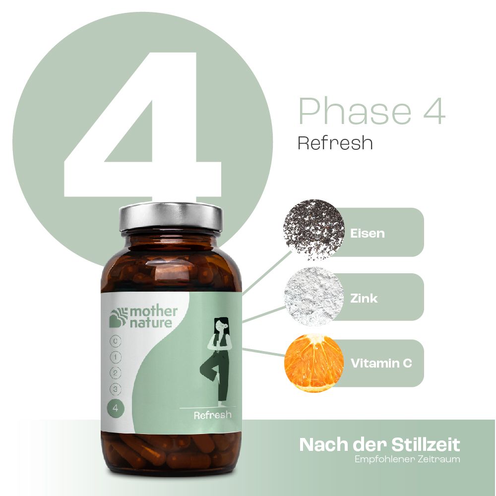 Mother Nature® Schwangerschaftsvitamine für Frauen nach der Stillzeit - Phase 4