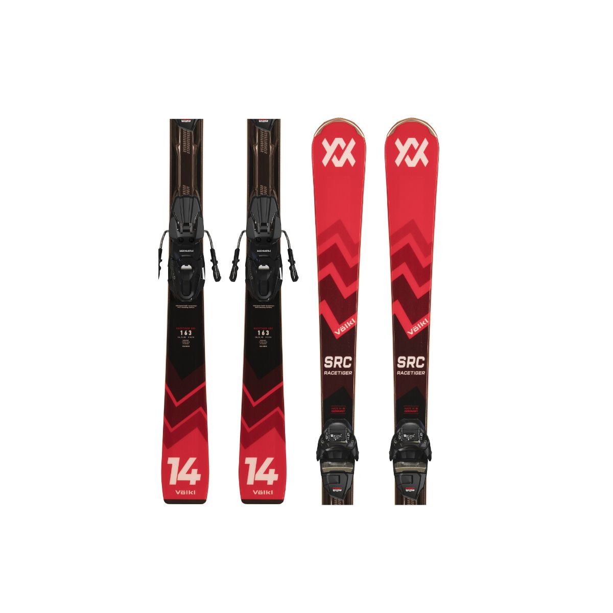 Völkl RACETIGER SRC + Marker VMOTION 10 GW 2024/25 - 158 Marker Vmotion 10 Gripwalk (DIN 3-10)