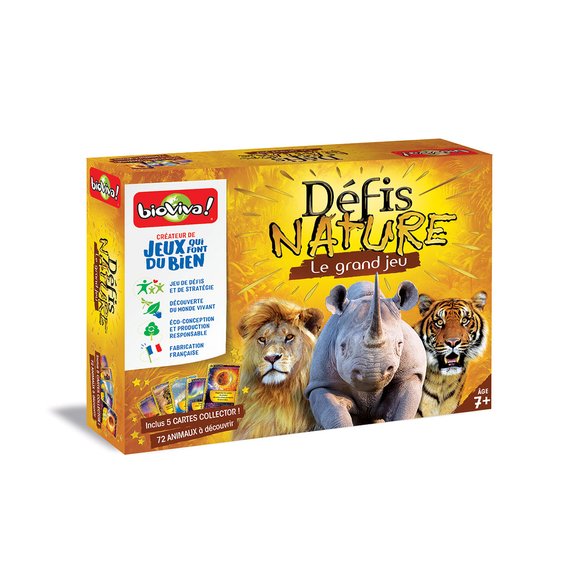 Le grand jeu Défis Nature + cartes collector
