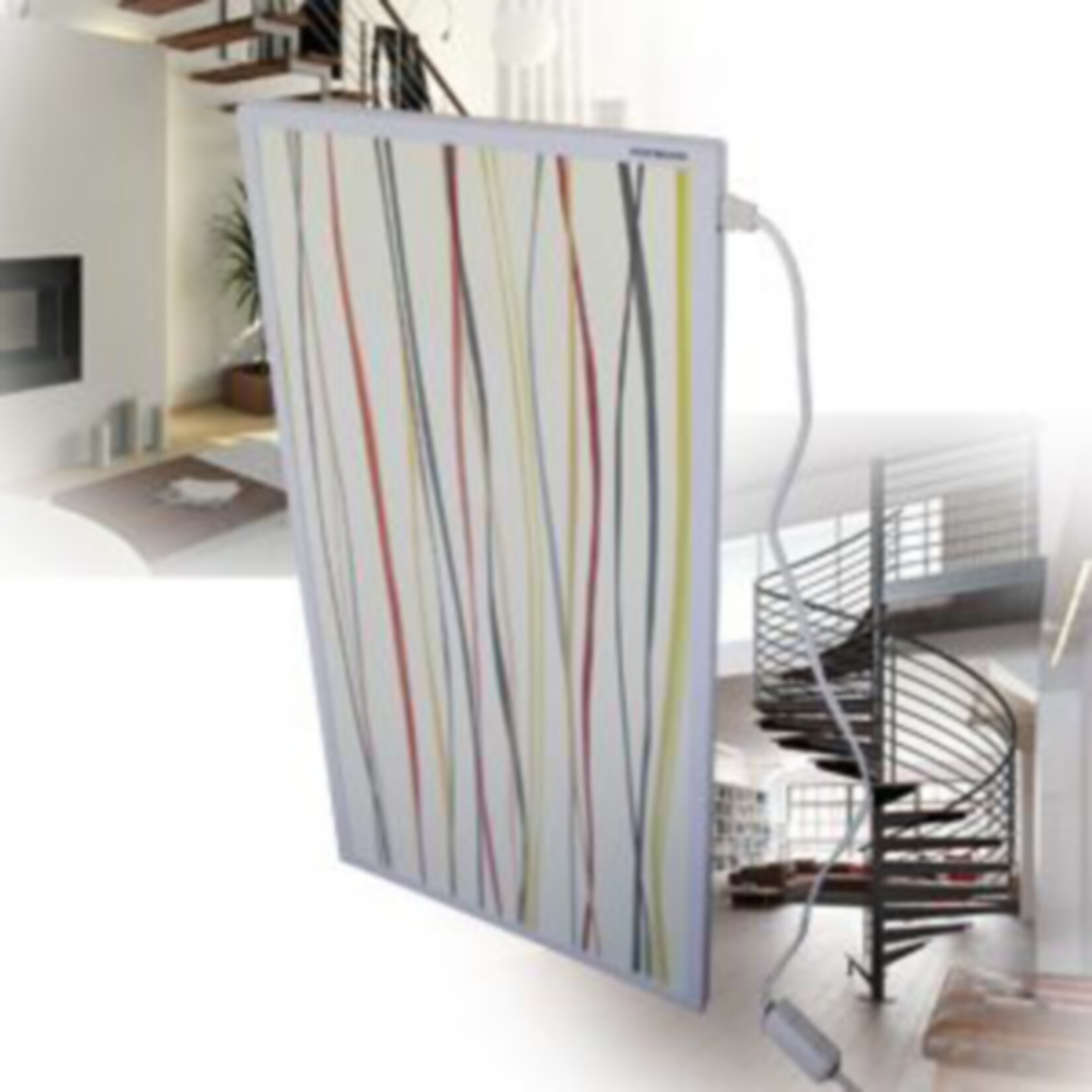 Mauk Infrarot Heizkörper Bild Heizung 300 Watt ES Stilvolle Linie 90*46*1,6