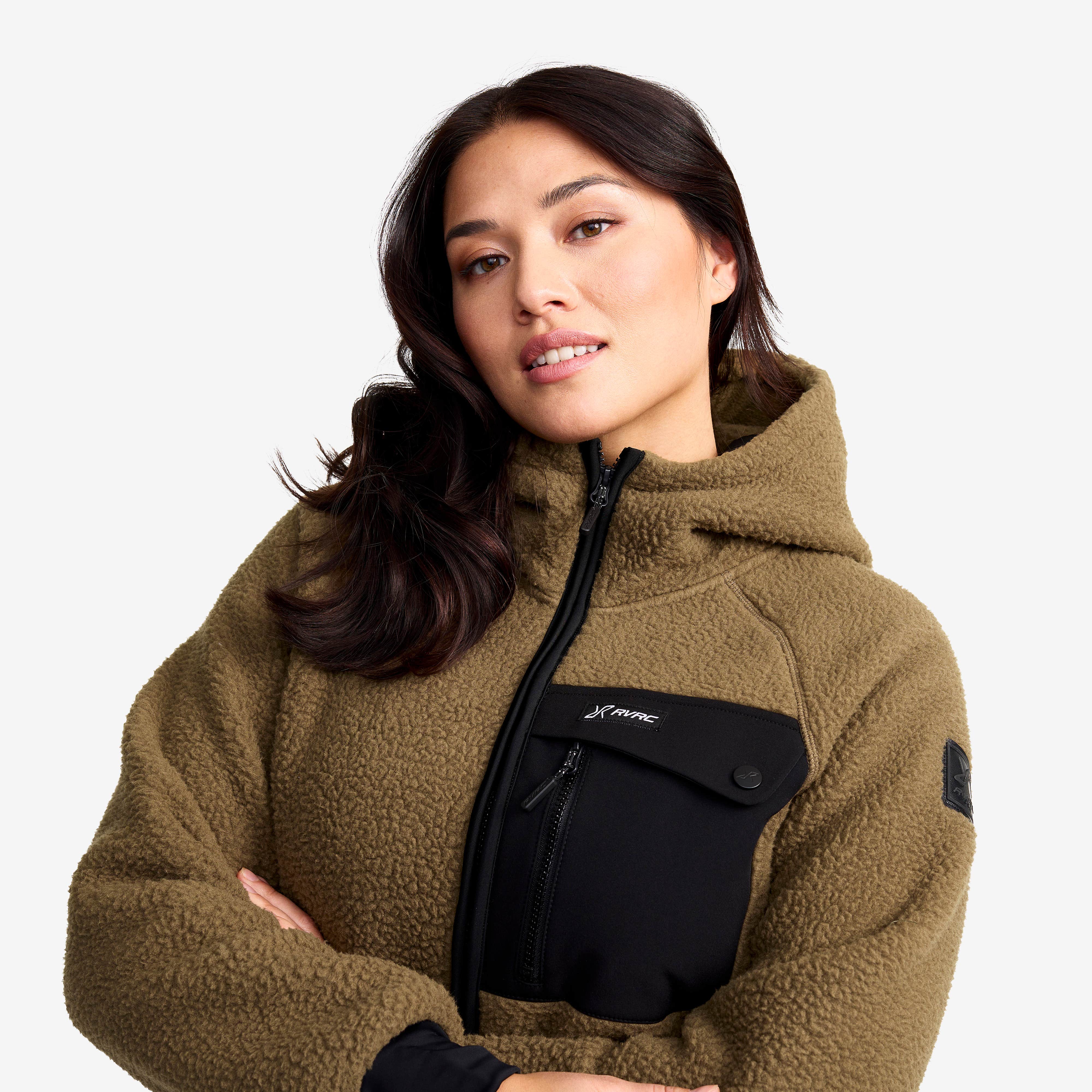 Sherpa Hoodie Dame Cub