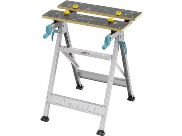 wolfcraft GmbH MASTER 200, Savbuk arbejdsbord, MDF, Aluminium, Sort, 180 kg, 14,5 cm, 36,5 cm