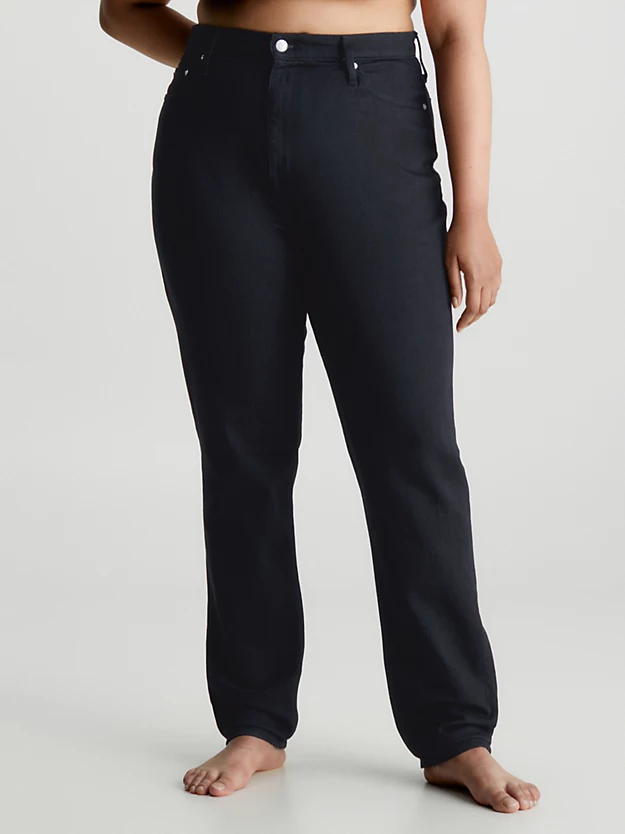 Calça jeans de mãe