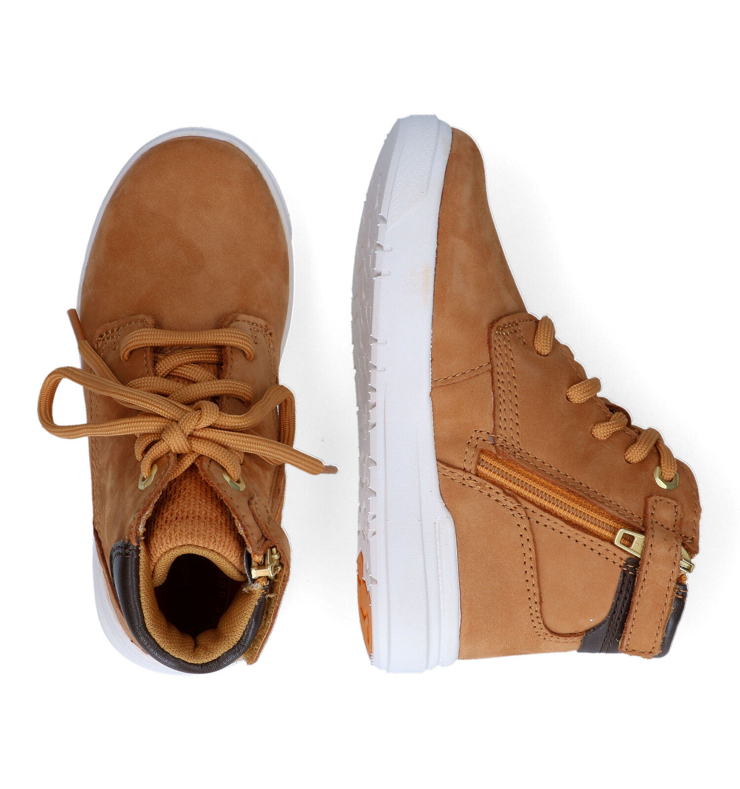 Hoge schoenen bruin