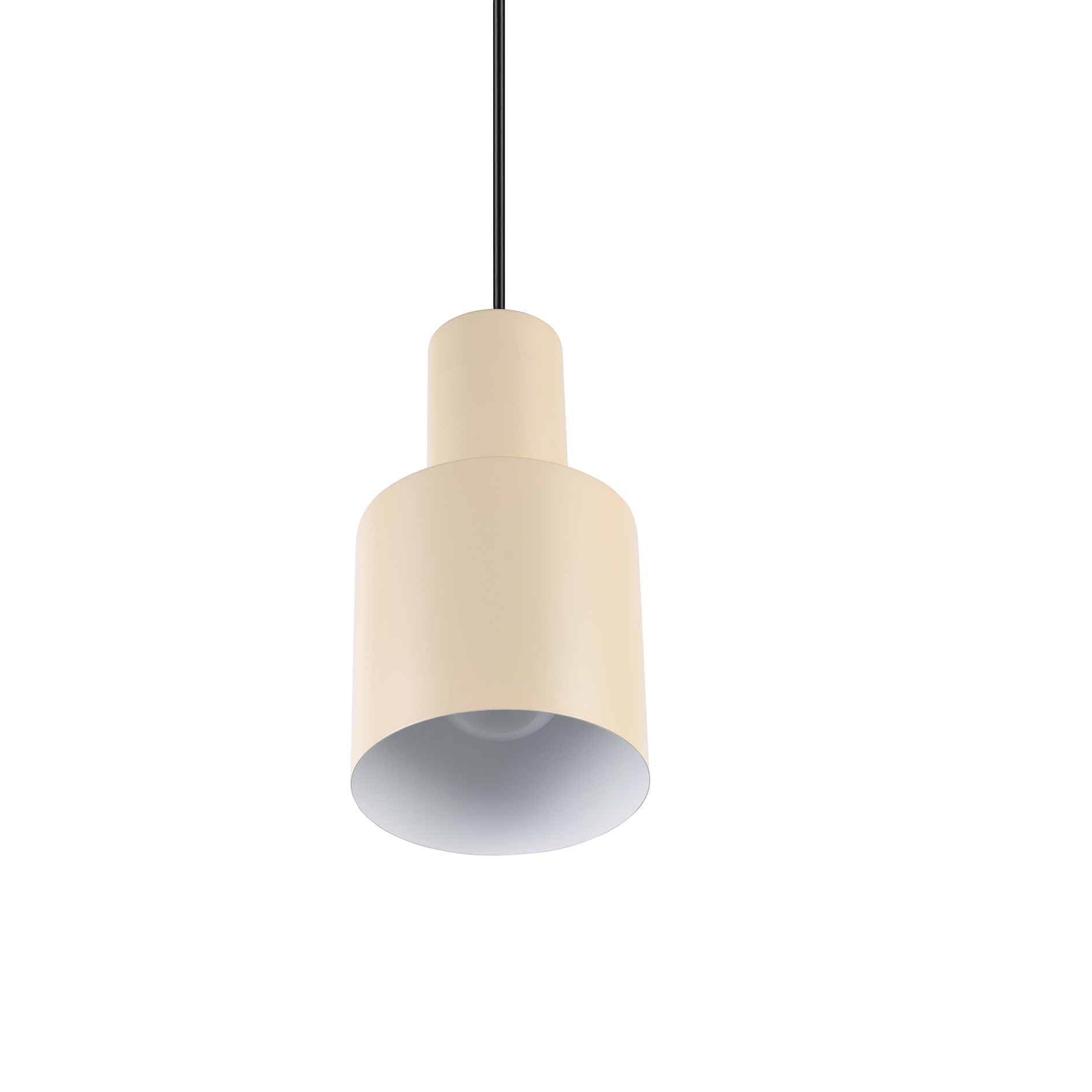 Pendelleuchte - beige - einflammig