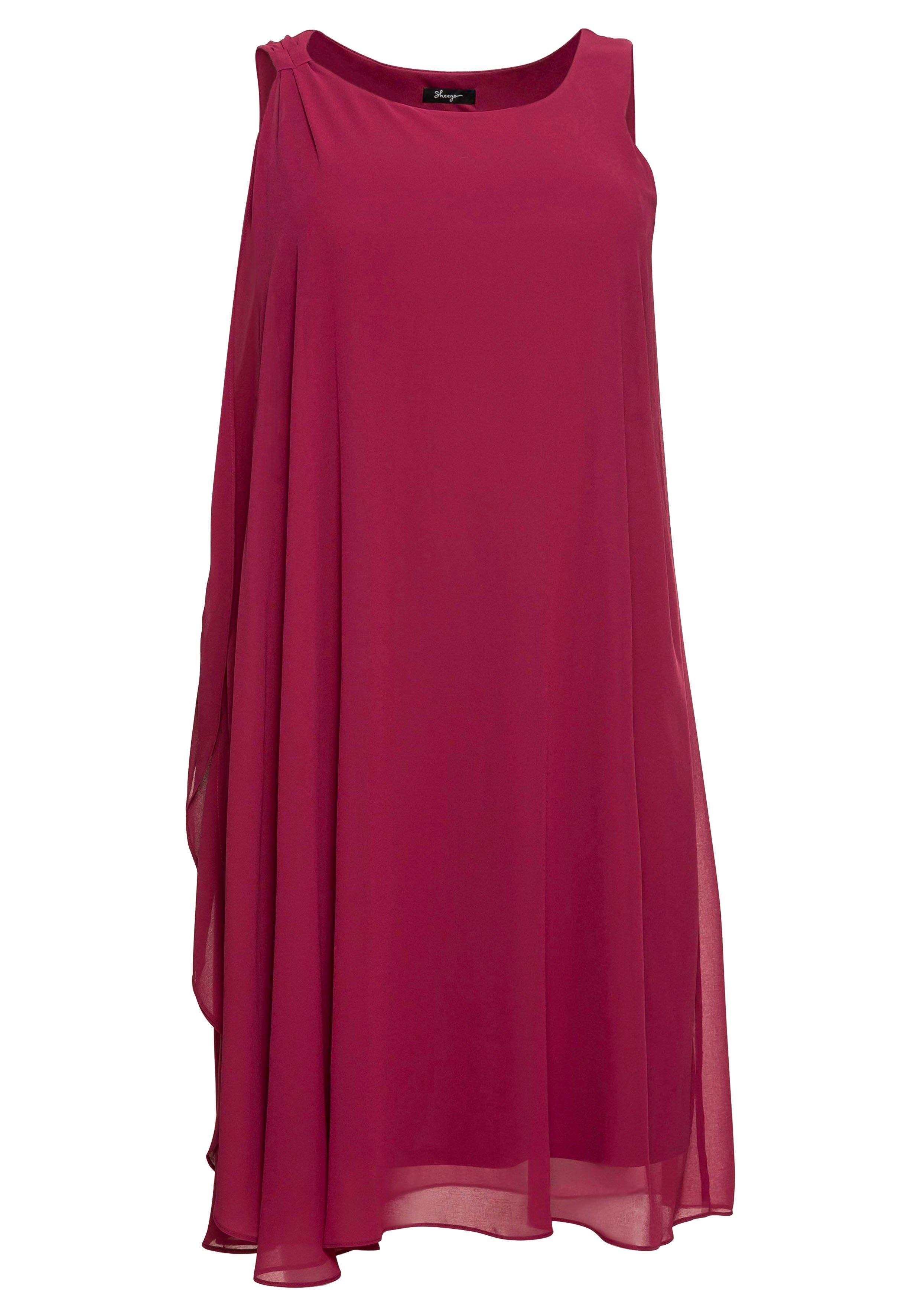 Cocktailkleid aus Chiffon, in A-Linie