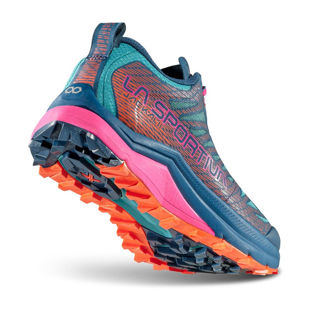 La Sportiva JACKAL II - Chaussures trail Femme storm blue/lagoon