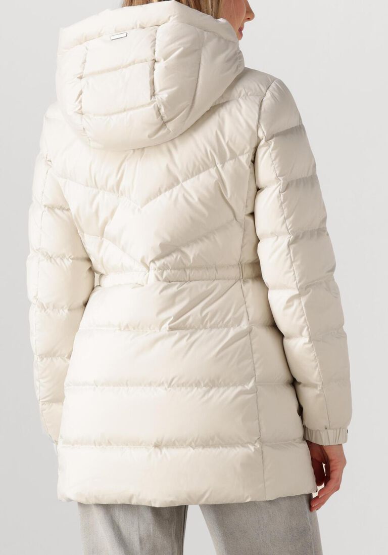 creme woolrich gewatteerde jas shirley jacket