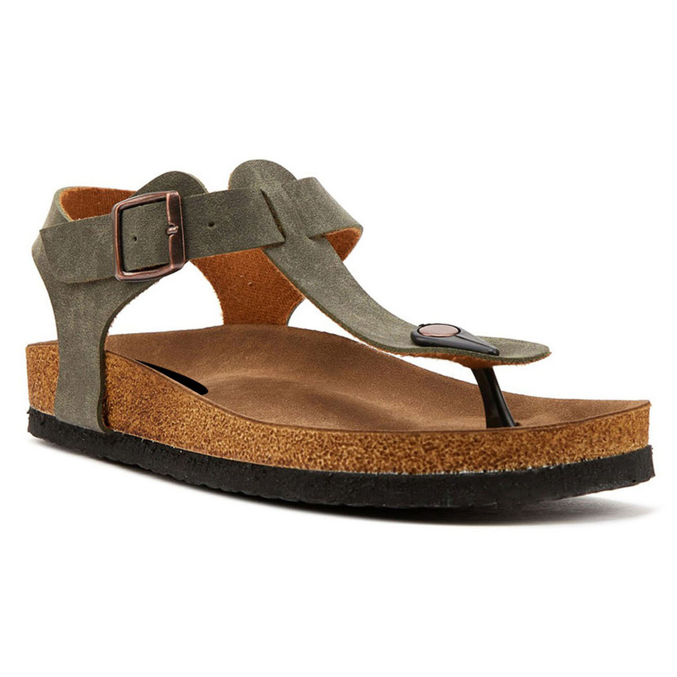 Officina 55 Sandales Starra kaki/marron