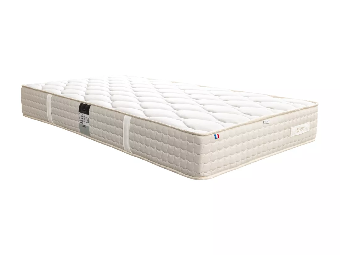 Matelas 90x190 cm, Sublime, 20 cm, mémoire de forme, ferme + 1 oreiller + couette