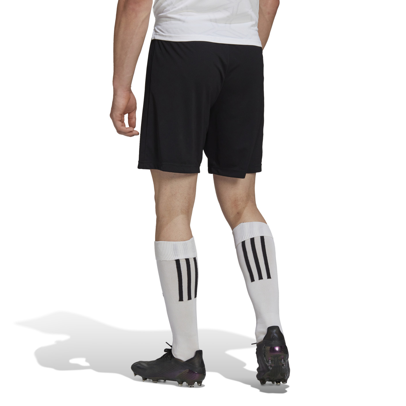 Adidas Entrada 22 Voetbalbroekje Zwart Wit