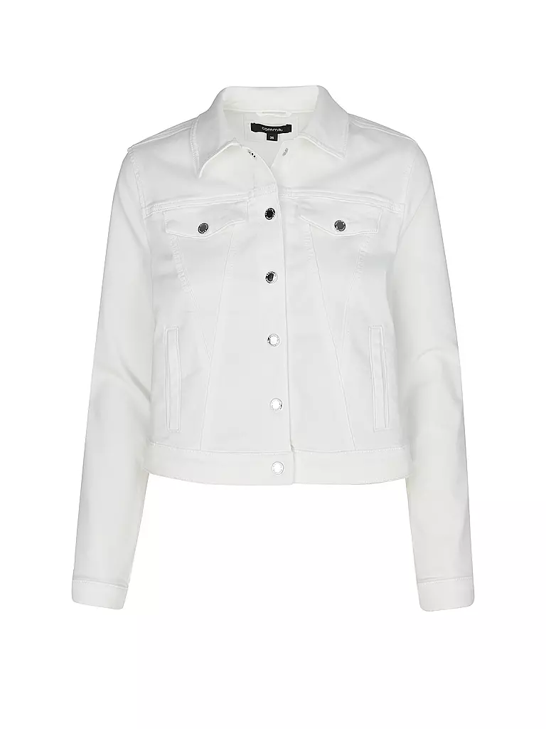 COMMA Jeansjacke  weiss