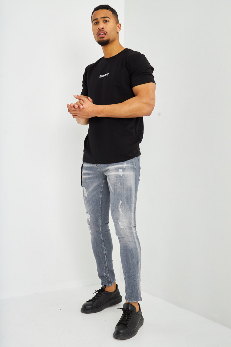 T-shirt noir Brentiny