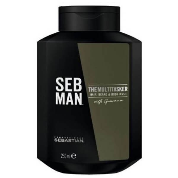 Gel nettoyant corps cheveux et barbe The Multi-Tasker SEBMAN 250ML