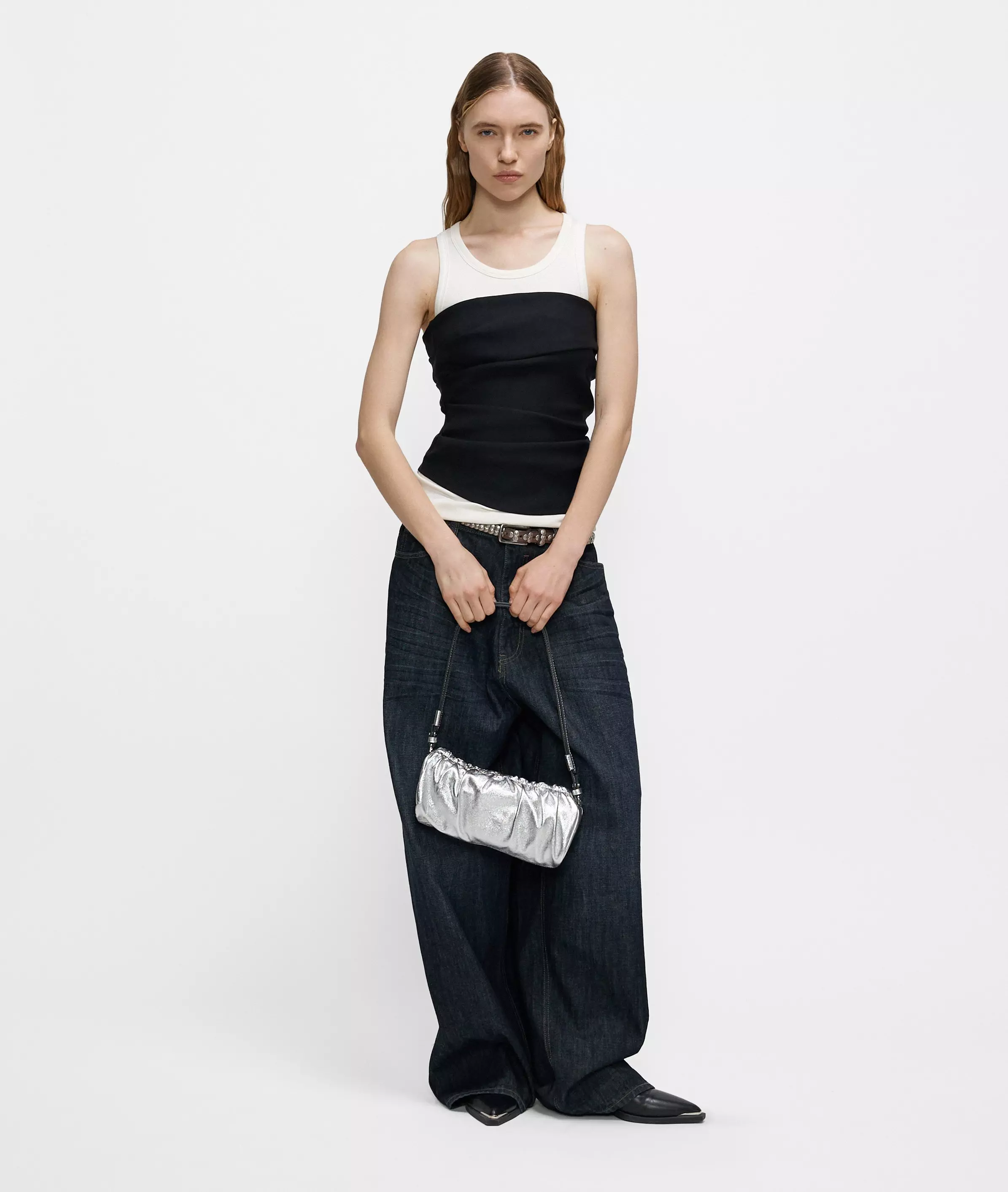 Cloud II Hobo XS Small hobo bag with metallic finish