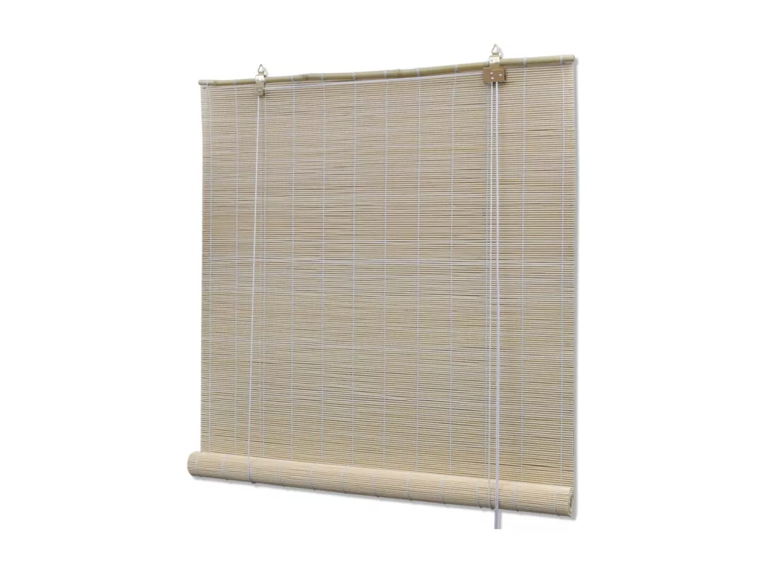 Store enrouleur bambou naturel bambou marron 160 x 140 x 160 cm 4102143