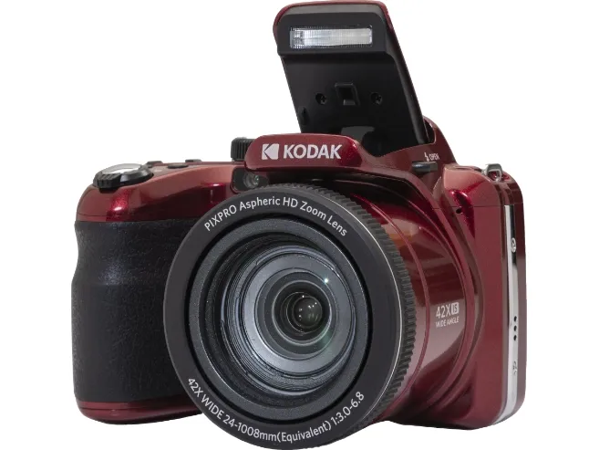 Kodak Astro Zoom AZ425, 20,68 MP, 5184 x 3888 pixels, BSI CMOS, 42x, Full HD, Sort, Rød