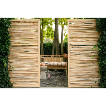 Hazelaarscherm grenen hout 90 x 180 cm