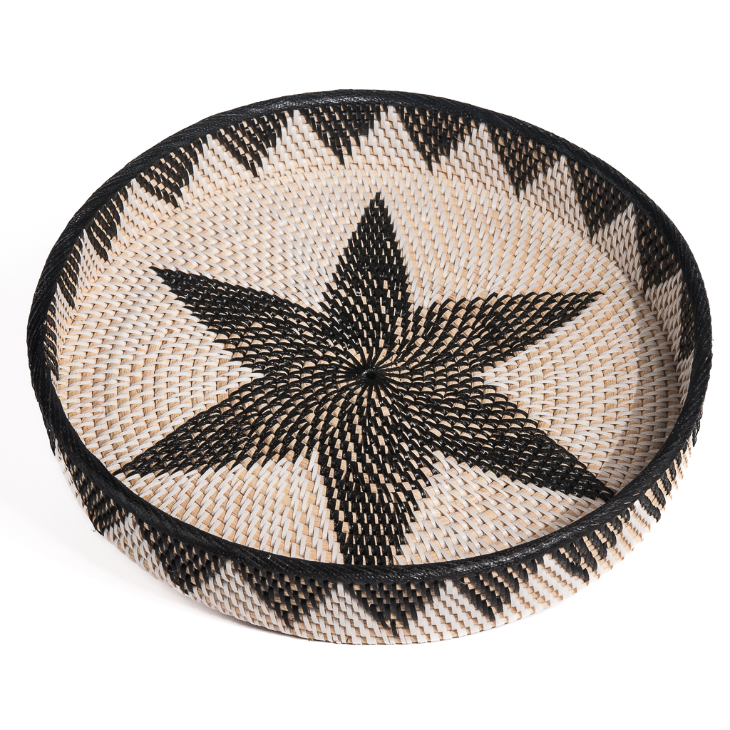 Dienblad Baki rattan Ø40 cm