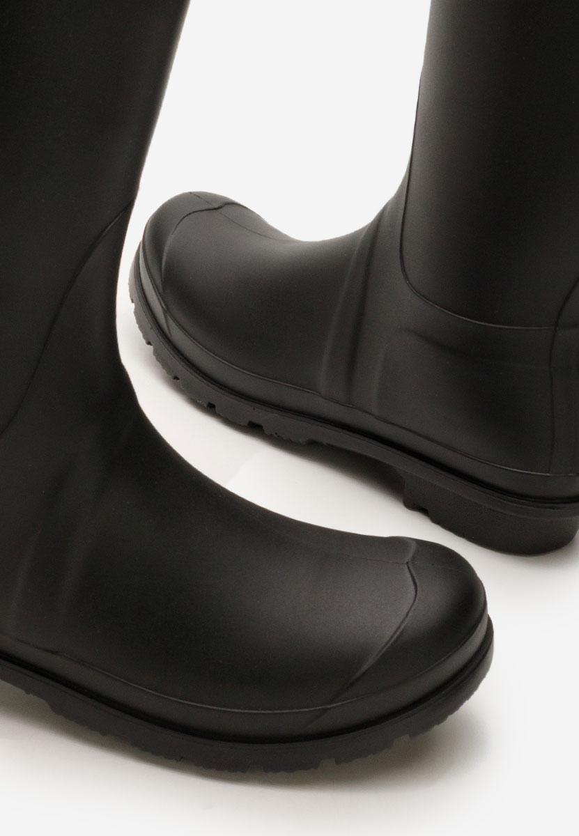 Bottes en caoutchouc noires Suzane