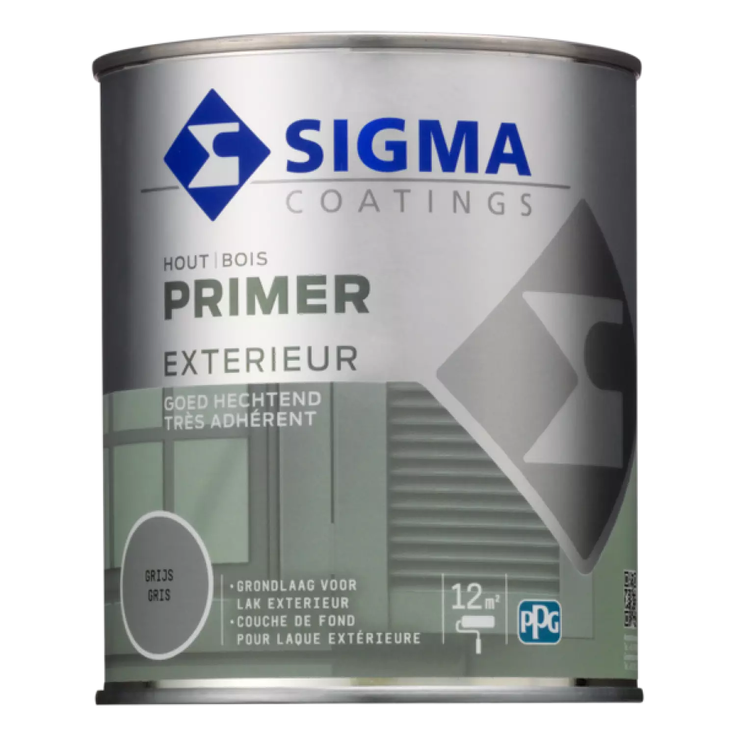Sigma Houtprimer exterieur - Grijs - 0.75L