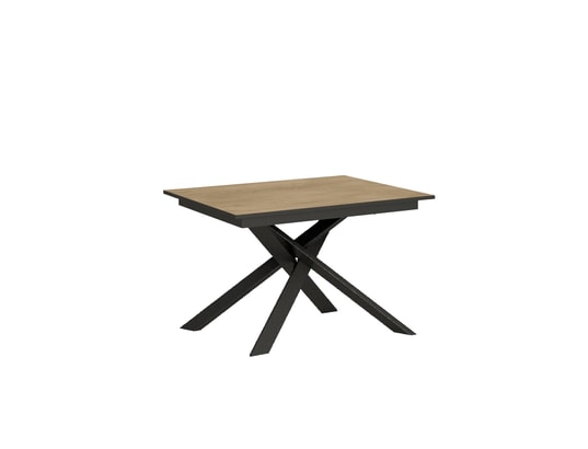 ITYHOME - Table de salle à manger Table extensible ganty 120/180x80cm chêne nature