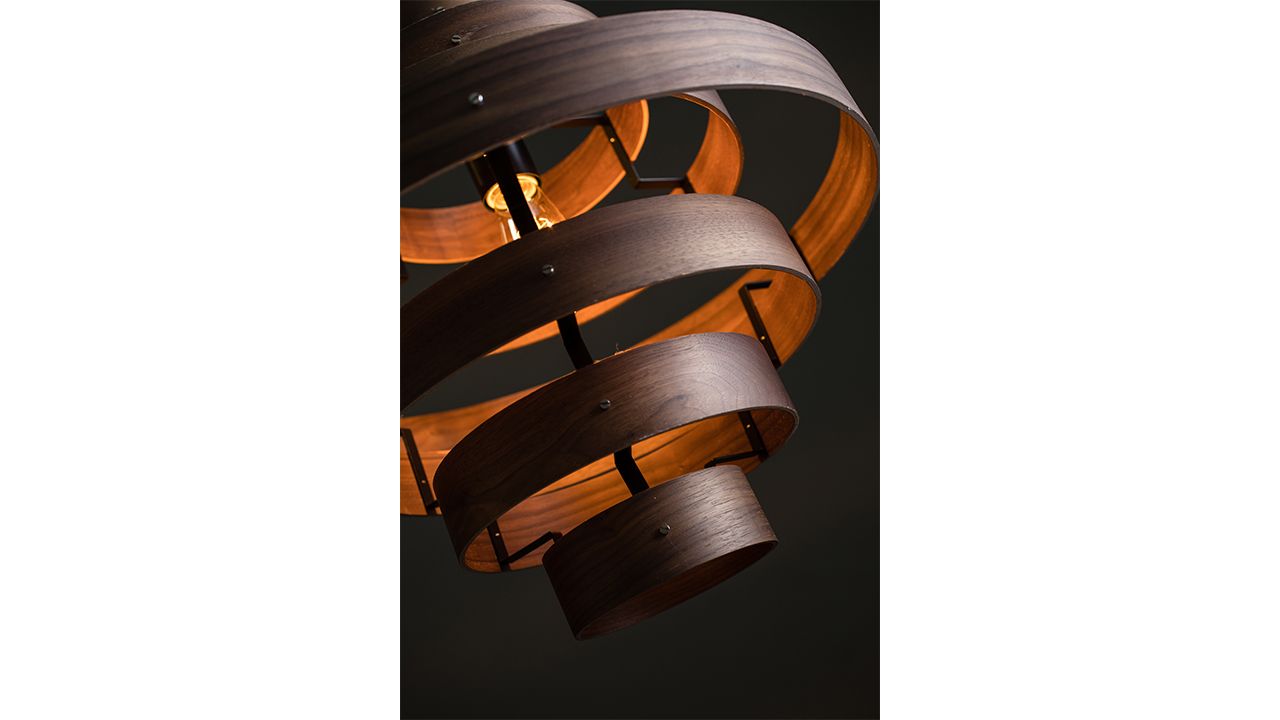 Hanglamp 05-HL4453-77 Walnut  | ETH⌀50  cm