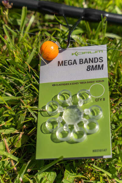 Elastiques Korum Mega Bands 8mm (8pcs)