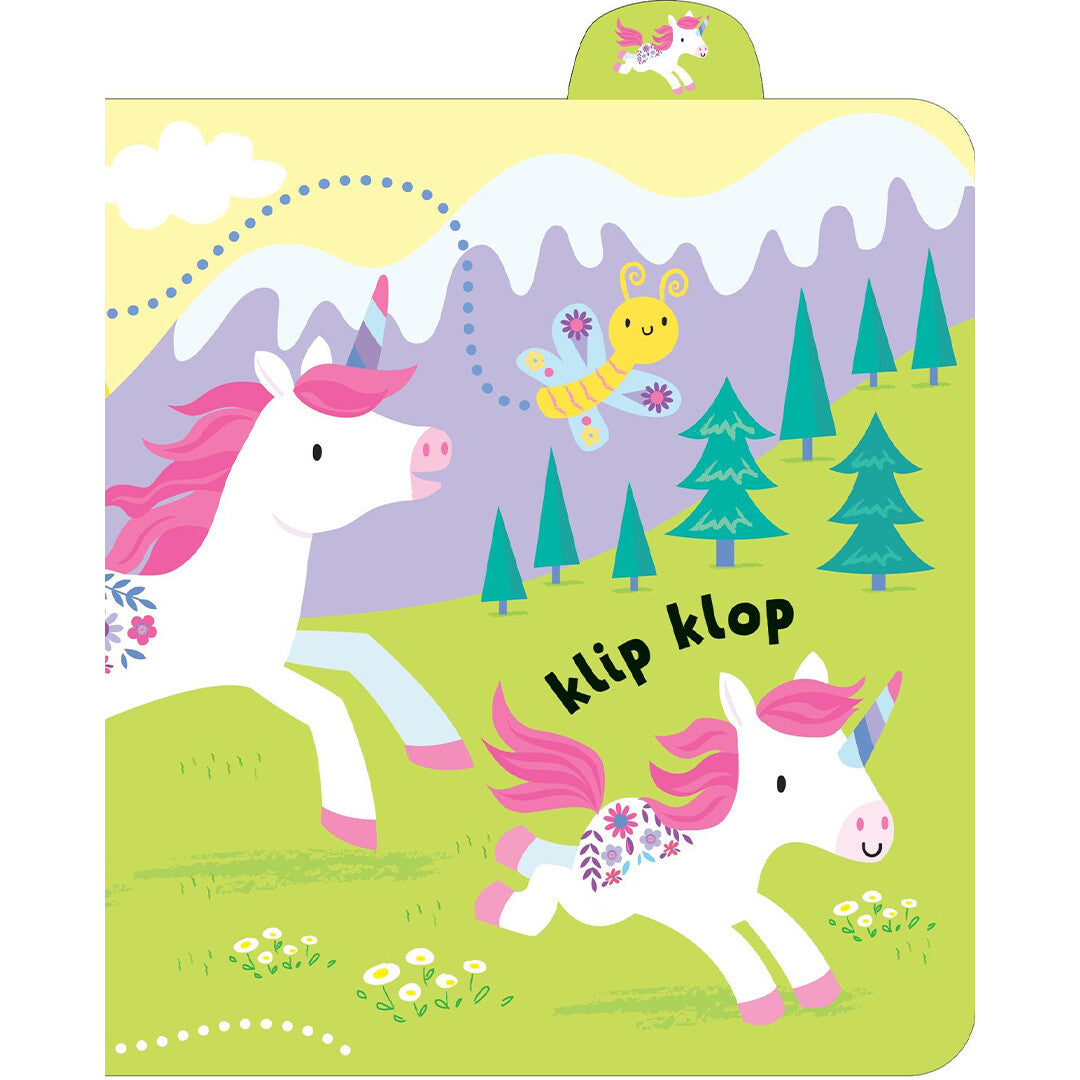 Uitgeverij usborne baby's allereerste geluidenboekje - eenhoorns