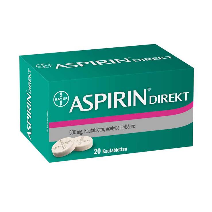Aspirin Direkt Kautabletten, 20 St