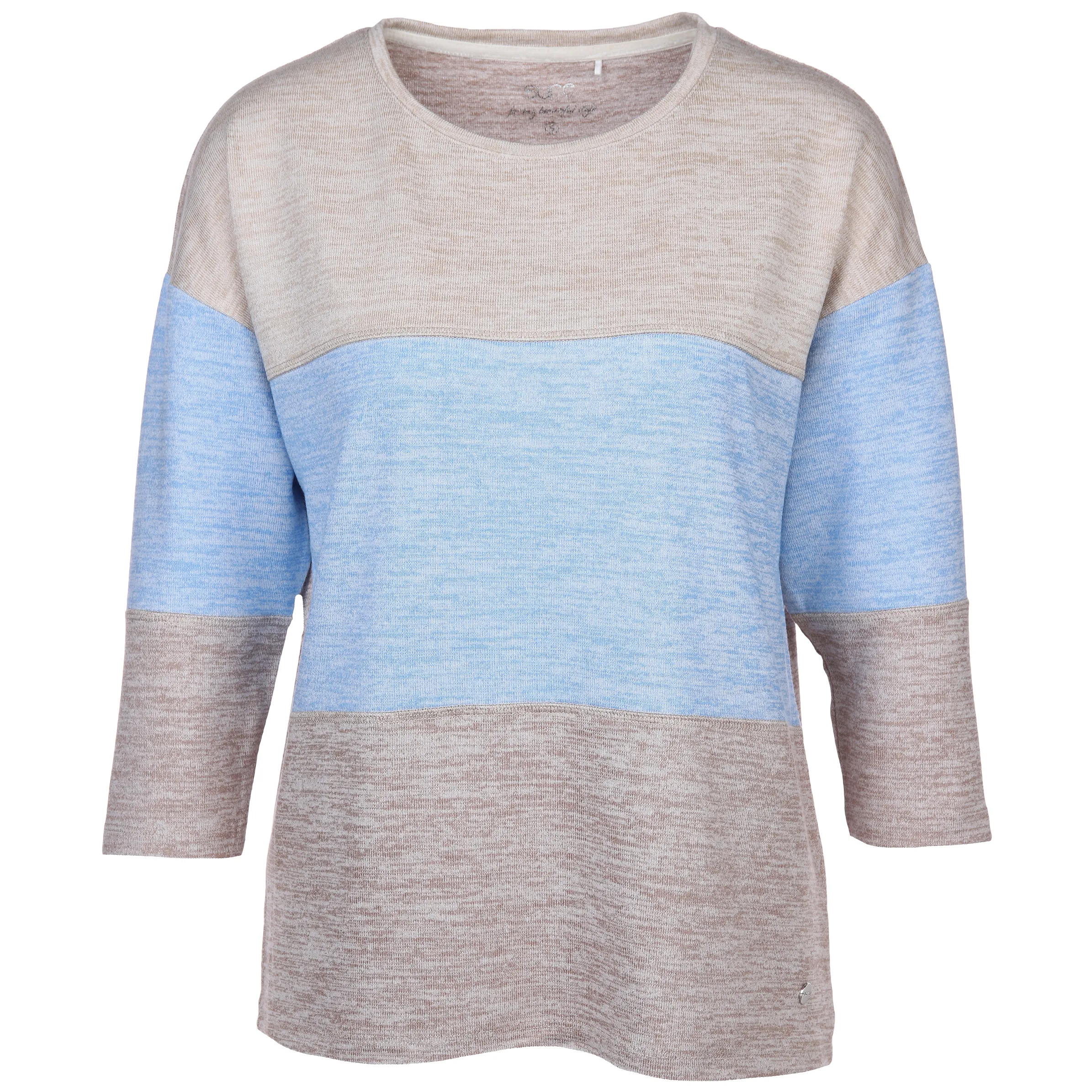 Damen Langarmshirt im Colorblock
